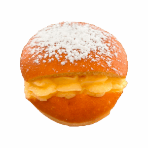 Berlín relleno de crema pastelera Panadería Blume