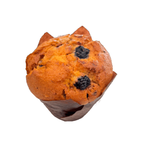 Muffins de frutos rojos Panadería Blume